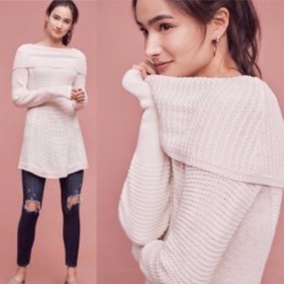 Anthropologie Rosie Cowl Neck Pullover Sweater M - Picture 8 of 8